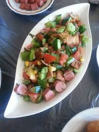 طريقة عمل سلطة النقانق بالصور من maha maher recipe food sausage meat