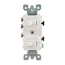 Ceiling occupancy sensor with override switch. Leviton 15 Amp Duplex Style Single Pole 3 Way Ac Combination Toggle Light Switch White R62 05241 0ws The Home Depot