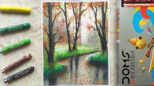 Check spelling or type a new query. Oil Pastel Drawing With 12 Colours Still Stream In Foggy Woods Youtube