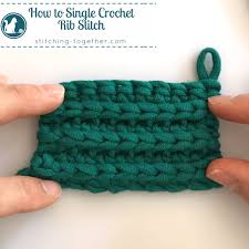 Basically, you start with a row of hdc (half double crochet). How To Single Crochet Rib Stitch