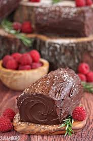 Mini No Bake Buche De Noel From Sugarhero Com Holiday Desserts Delicious Cookie Recipes Christmas Baking