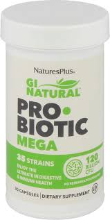 1 chewable tablet for adults.* mega probiotic™ nd with digestive enzymes chewable features: Gi Natural Probiotic Mega 30 Veg Capsules Nature S Plus Vitalabo Online Shop Europe