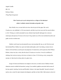 Check spelling or type a new query. Doc How Frankenstein Can Be Interpreted As A Critique Of The Dominant Culture S Attitudes Toward Education And Gender Roles Angela L Costello Academia Edu