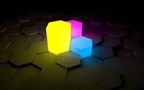 Neon Hexagons Wallpaper Hexagon Wallpaper Neon Wallpaper Colorful Wallpaper