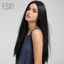 Classic updo hairstyles for prom. Inhaircube Wig Natural Black Real Thick Synthetic Long Straight Hair Wigs For Black Women Daily Costume Heat Resistant Fiber Wigs For Women Wig Naturalwig Full Aliexpress