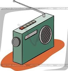 Vintage radio, radio, electric png. Radio Clipart Design