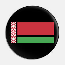 Belarus flag looks like a typical east european grandma needed to decorate it. Belarus Flag Belarus Pin Teepublic Au