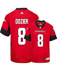 The calgary stampeders and their rivals across the cfl unveiled new uniforms. Men S Adidas Calgary Stampeders 8 Branden Dozier Red Football Jersey