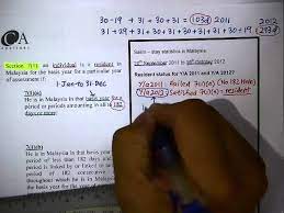 Immigrating to malaysia and getting a permanent residency (pr) is a dinner table discussion for many foreigners residing in malaysia. F6 Taxation Residence Status Part 1 3 Youtube