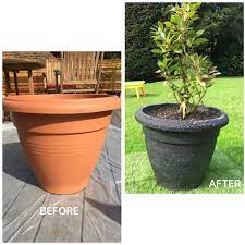 Check spelling or type a new query. Plastic Plant Pot Sprayed With Stone Effect Paint Plastic Plant Pots Plastic Plant Plastic Planters