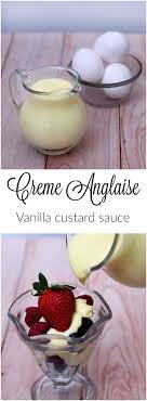 Creme Anglaise Recipe Vanilla Recipes Sweet Sauce Vanilla Sauce