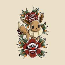 Eevee Tattoo Design Michael Baker Pokemon Tattoo Tattoo Designs Anime Tattoos