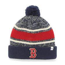 Boston Red Sox Fairfax Cuff Knit Light Navy 47 Brand Hat Winter Knit Hats Mens Beanie Boston Red Sox