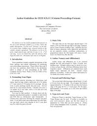 Abbreviations such as ieee, si, mks, cgs, sc, dc, and rms do not have to be defined. Ieee 2 Column Format