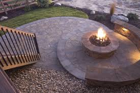 Klinkersteine Fur Die Gartengestaltung Die Besten Ideen Feuerstellen Sitz Terrasse Pflastern Beton Feuerstellen