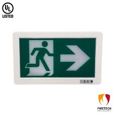 China Ul Listed Emergency Lighting System Led Exit Sign T705 Recessed Type China Exit Sign Sign