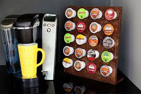 How To Make A Coffee Pod Holder Diy Holder K Cup Holders Coffee Organization