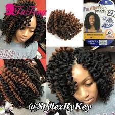 If you don't know which hair extensions, human or one more variant how to rock the long crochet braids is to untwist only the ends of your. Wholesale 10 Inch Wand Curl Crochet Hair Extensions Ombre Jamaican Bounce Crotchet Braids Curly Crochet Hair Styles Wand Curl Crochet Hair Crochet Hair Styles