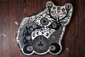 Bryn Perrott Photo Sellos Ilustraciones Grabado