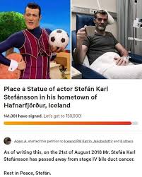 Change Org Petition Stefan Karl Stefansson S Death Know Your Meme