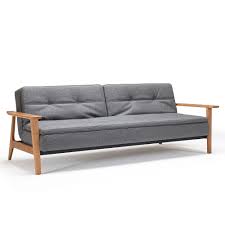 Canape Convertible En Tissu Avec Pieds Et Accoudoirs En Bois Dublexo Frej Innovation Canape Convertible Canape Convertible Tissu Canape Convertible Design