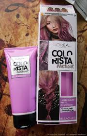 The l'oréal paris colorista line consists of three hair color products: L Oreal Colorista Semi Permanent Hair Color Great Stuff To Refresh Your Look Let S Add A Drop Of Pink L Oreal Colorista Washout In Lilachair Before And After Photos Consumer Reviews