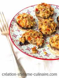 Champignons Farcis Vegetariens Champignons Farcis Cuisine Sans Gluten Desserts Sans Oeufs
