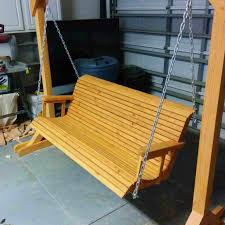 The bench press is a compound weight training lift that's done by lying on a bench, lowering a weight down to your chest, and then pressing it back up. 12 Free Porch Swing Plans To Build At Home