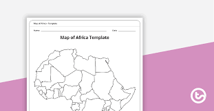 Find & download the most popular africa map vectors on freepik free for commercial use high quality images made for creative projects. Map Of Africa Template Teaching Resource Teach Starter