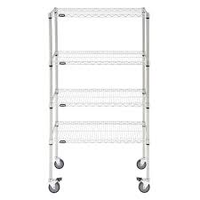 We did not find results for: Hubert Mobile Silver Metal 4 Shelf Unit 36 L X 18 W X 69 H