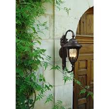 Extends 9 3/4″ from the wall. Bellagio 27 1 2 High Double Arm Outdoor Wall Light 03755 Lamps Plus Outdoor Wall Lighting Wall Lights Outdoor Walls