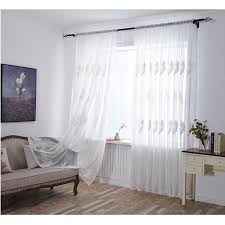 I'm a big fan of pattern and color in my home, but i can't always find what i'm looking for to get the exact look and feel i want, so i often buy fabric online and take on my own easy home sewing projects. 1pair 2pcs 100 250cm Feather Tulle Door Window Curtains Scarf Drapes Valance Living Room Bedroom Curtain Home Decor Walmart Canada