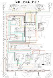 Vw Tech Article 1966 67 Wiring Diagram In 2020 Diagram Vintage Vw Wire