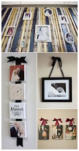 Hanging Your Photos With Ribbon Love It Home Diy Hanging Picture Frames Decor