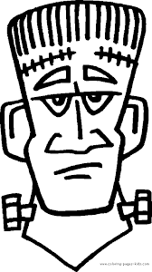 Frankenstein and rose coloring pages. Pin On Coloring Pages