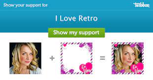 421,000+ vectors, stock photos & psd files. I Love Retro Support Campaign Twibbon