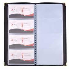 Once submitted, orders cannot be changed. Maxgear Professional Business Card Organizer Business Card Holder Book Pu Vegan Leather Journal Business Card Binder Business Card File Name Card Holder For Office Home Capacity 272 Cards Black Buy Online In