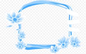 Download 75 background keren untuk quotes. Bingkai Bunga Biru Bingkai Kartun Png Klipartz