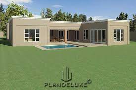 Maybe you would like to learn more about one of these? Modern Single Story House Floor Plan 3d Home Designs Plandeluxe