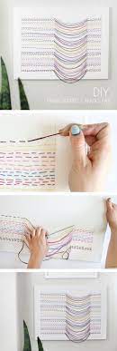 Diy Embroidered Canvas Wall Art Embroidered Canvas Art Diy Canvas Art Diy Canvas