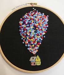 Professional Embroiderer On Instagram Up La Haut Disponible Dans Ma Boutique Etsy En Ligne Lien Dans Ma Bi En 2020 Modele De Broderie Etsy Broderie Sur Vetement