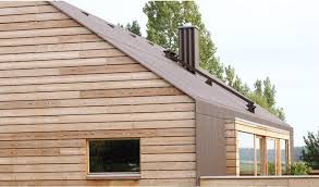 Wellplatten Dach Einfamilienhaus Haus Architektur Eternit Wellplatten