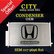 Mungkin anda tidak dapatkan elak. Buy Honda City Sel 2003 2006 Year Oem Taiwan Condenser Kondenser Car Aircond System Seetracker Malaysia