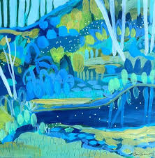 Mountain sound by clair bremner. Clair Bremner Art Inspiration Painting Original Fine Art