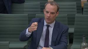 Theresa may has appointed dominic raab as the new brexit secretary, whom she once had to slap down for claiming that feminists were amongst the most obnoxious bigots. Dominic Raab Considering Further Action Over Uighurs Bbc News