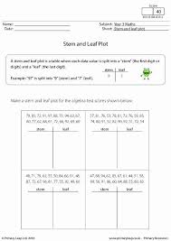 Stem And Leaf Plots Worksheet Awesome Stem And Leaf Plot Diagram 1 In 2020 Free Worksheets For Kids Graphing Quadratics Ks1 Maths Worksheets