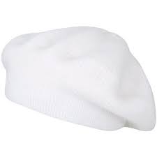 Ililily Solid Color Angora French Beret Knit Artist Flat Winter Hat 395 Uah Liked On Polyvore Featuring Accessories Ha Knit Beret White Beret French Beret