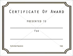 Free Award Certificate Templates Word Certificates Template Funny ...