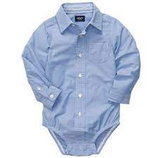 Button Front Bodysuit Baby Boy Clothes Summer Dapper Shirts Shirts