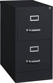 The file locking bar attaches to the small strip of the cabinet that is next to the drawer, shown in this picture. Amazon Com Lorell 2 Drawer Vertical File With Lock 15 By 25 By 28 3 8 Inch Black Home Kitchen